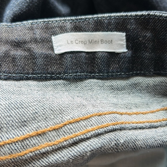 Frame Denim Le Crop Mini Boot Jean Kingland High Rise Stretch Sz 28 - Picture 10 of 15